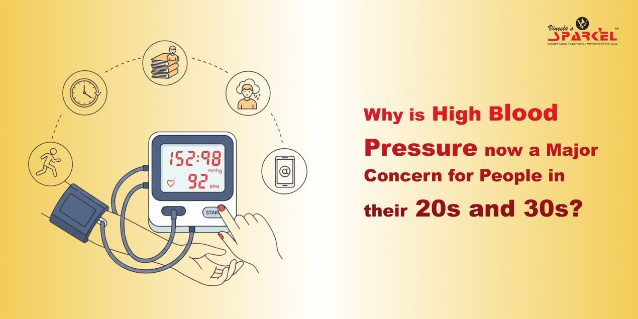 Why is high blood pressure now a major concern for people in their 20s and 30s?